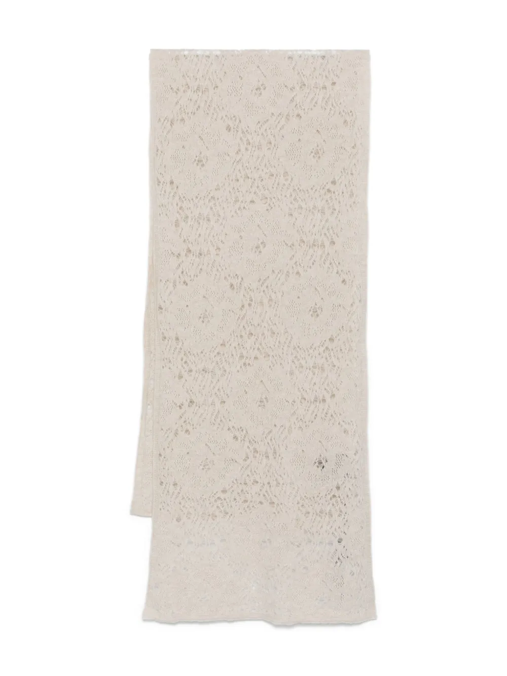 D.Exterior open-knit scarf | Neutrals | Image 1