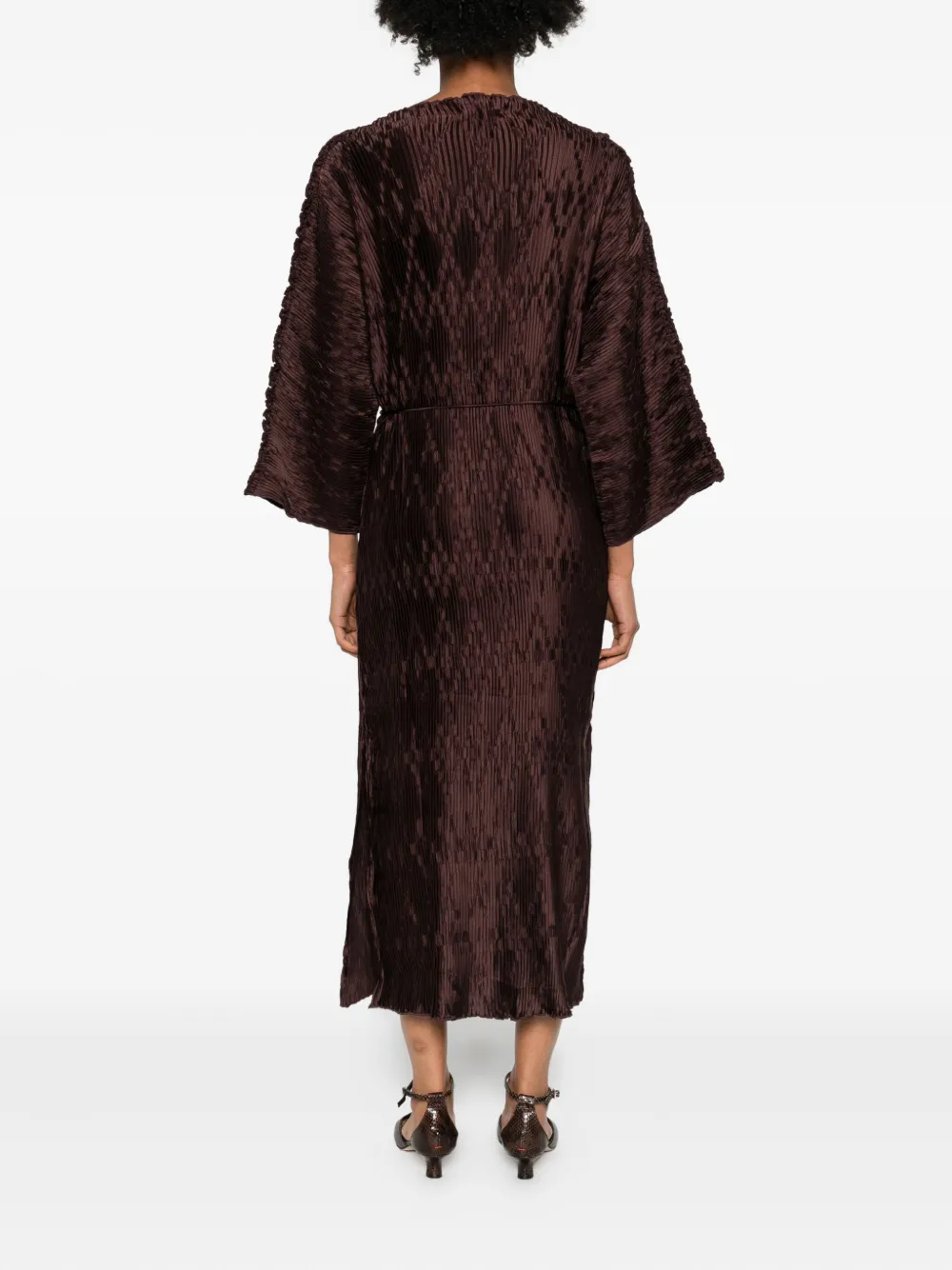 By Malene Birger Tralaido maxi-jurk Bruin