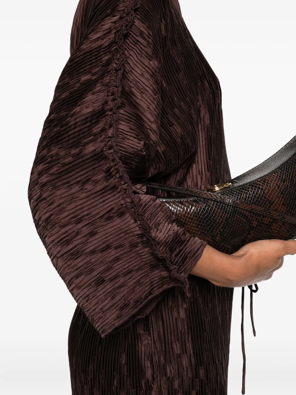 By Malene Birger Tralaido maxi-jurk Bruin