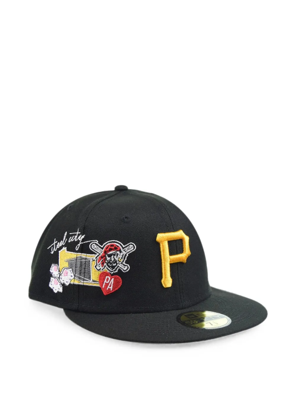 NEW ERA CAP x MLB Pittsburgh Pirates City Cluster 59Fifty pet Zwart