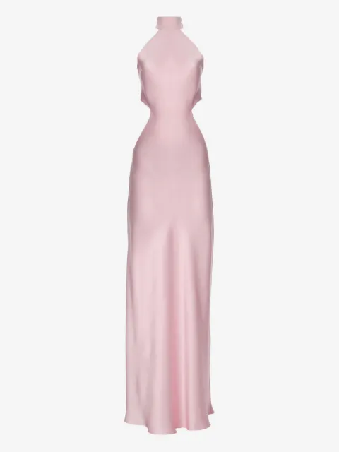 IL VOLO Amina high-neck cut-out dress