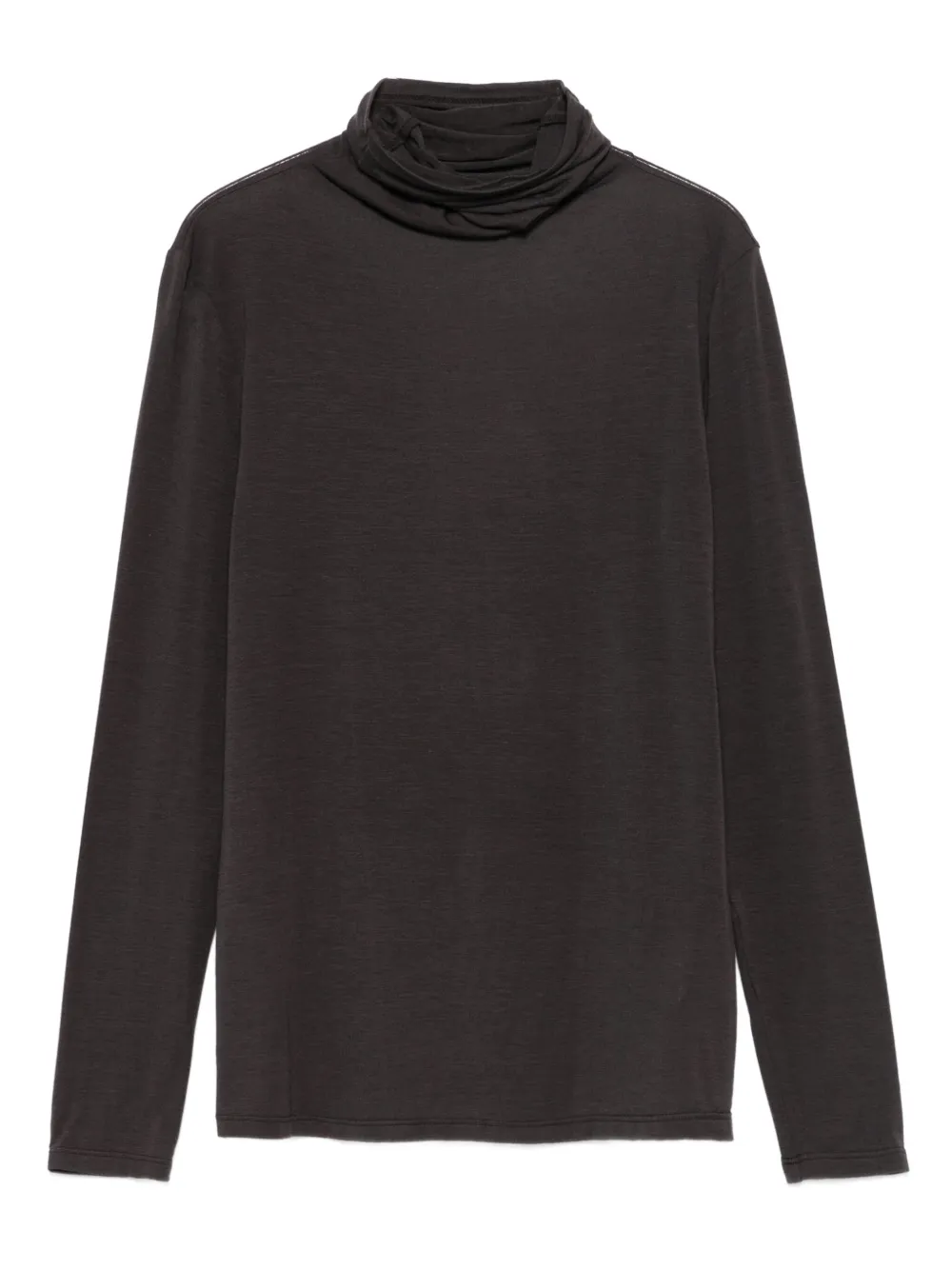 Antonelli Condor high-neck long-sleeve dress | Brown | Image 1