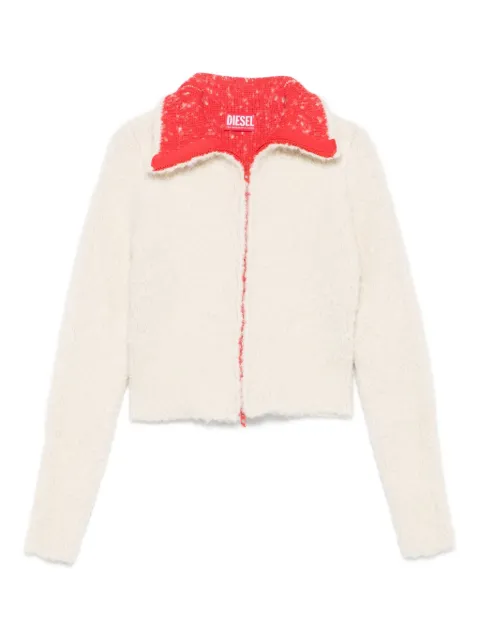 Diesel zip-front cardigan
