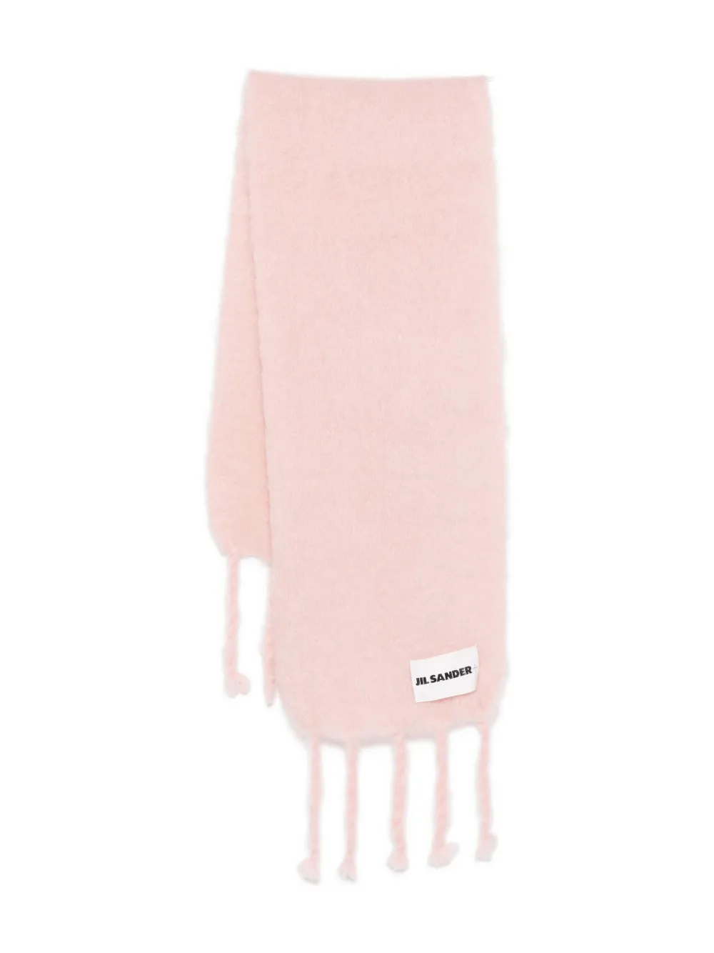Jil Sander mascada con flecos | rosado | Image 1