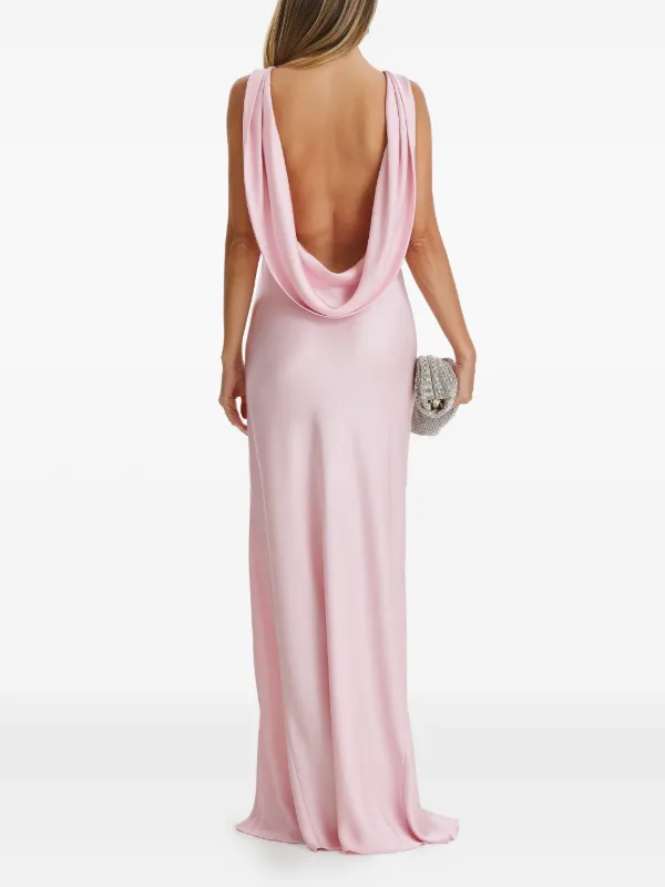 IL VOLO Daria cowl-back Slip Dress Pink FARFETCH PH