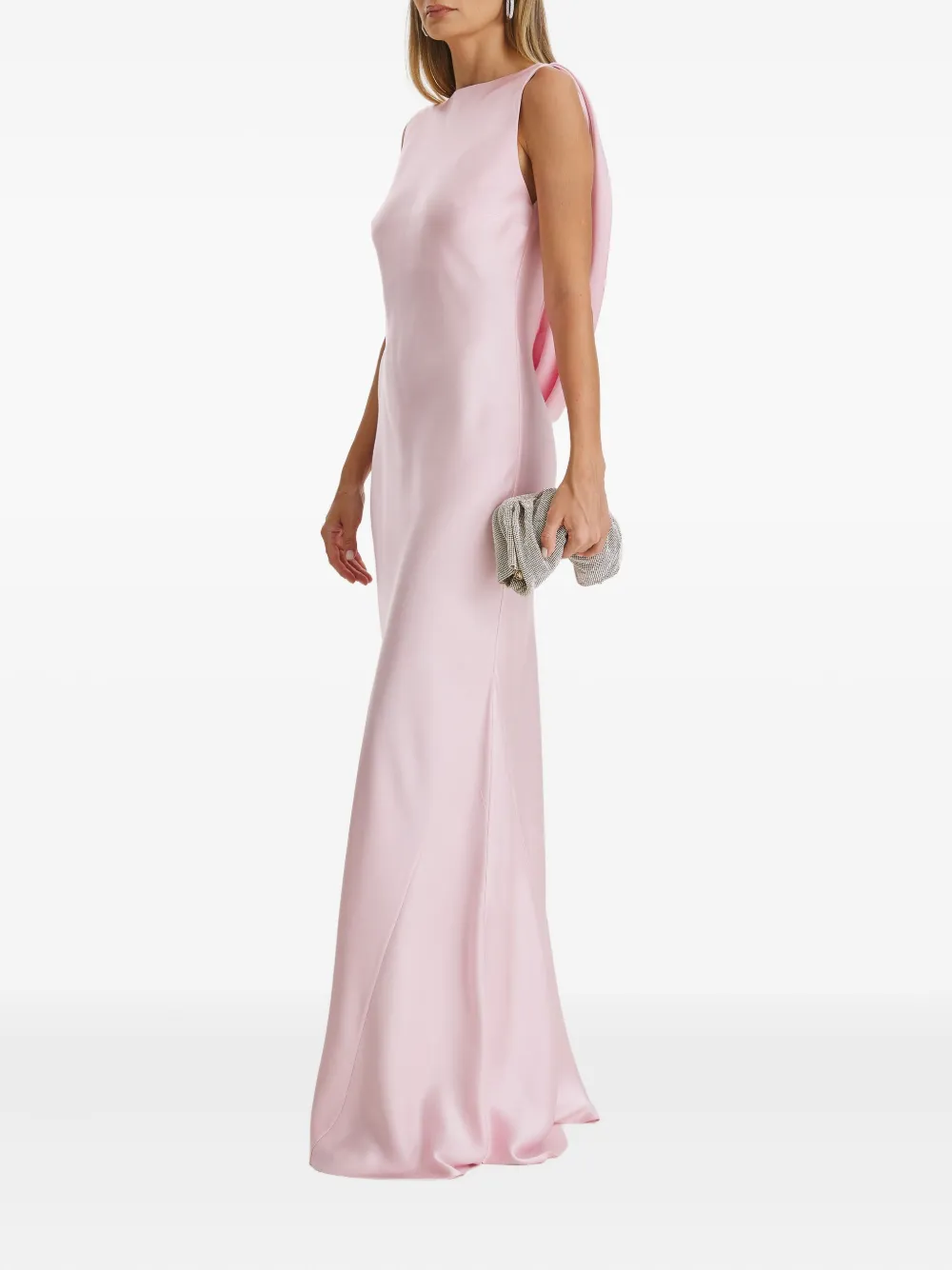 IL VOLO Daria onderjurk met gedrapeerde rug Roze