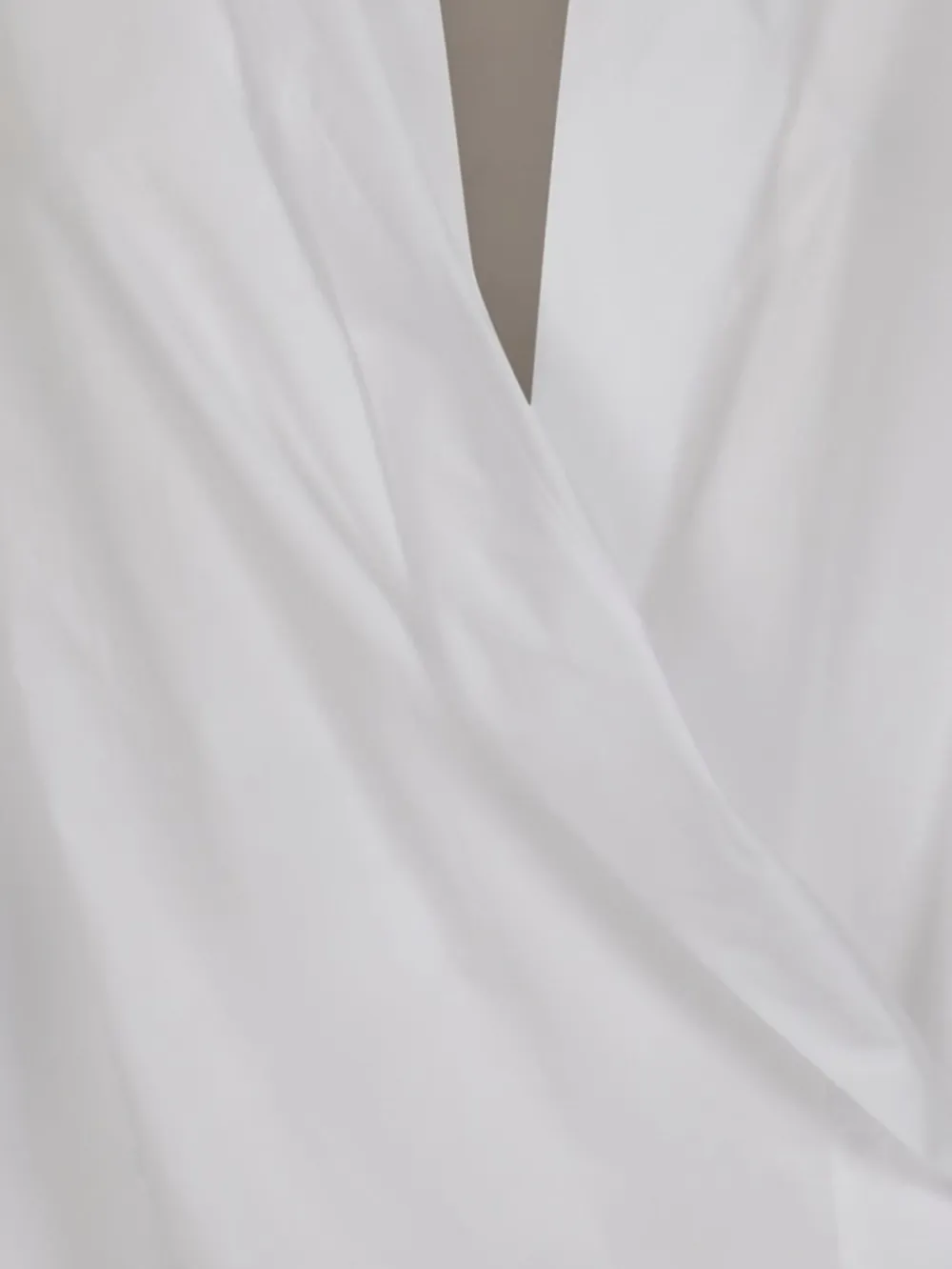 Alberta Ferretti wrap-front blouse Grijs