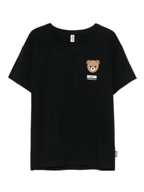 Moschino Teddy-print short-sleeve top