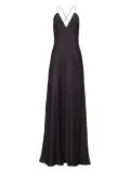 IL VOLO Muse spaghetti-strap bias-cut dress - Black
