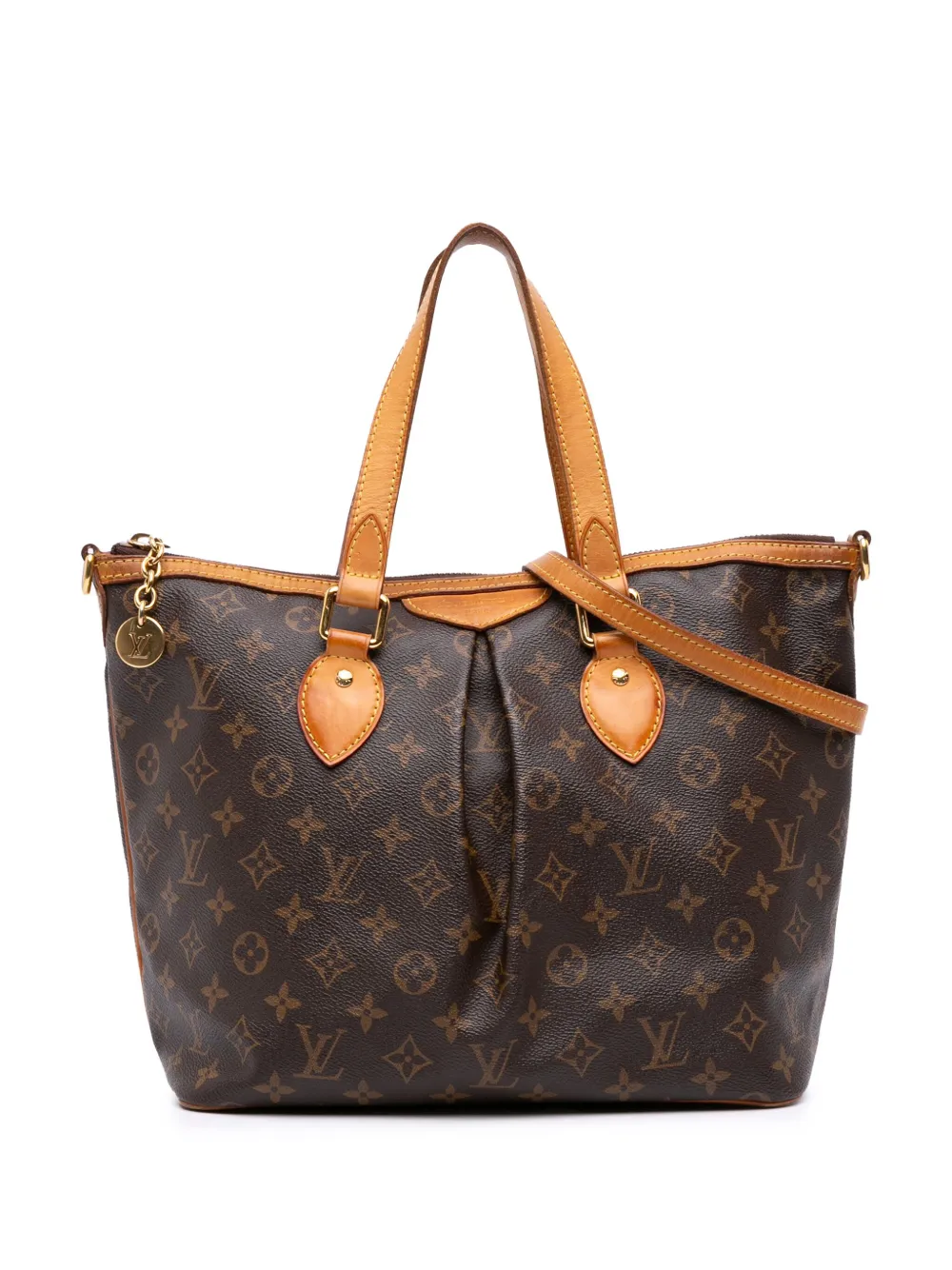Louis Vuitton Pre-Owned 2012 モノグラム パレルモ PM サッチェルバッグ - ブラウン Louis Vuitton Pre-Owned 2012 モノグラム パレルモ PM サッチェルバッグ - ブラウン