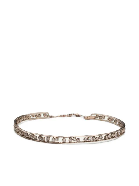 Noguchi 14K white gold Rosée diamonds bracelet