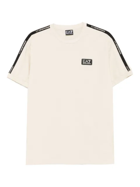 Ea7 Emporio Armani logo-plaque cotton T-shirt