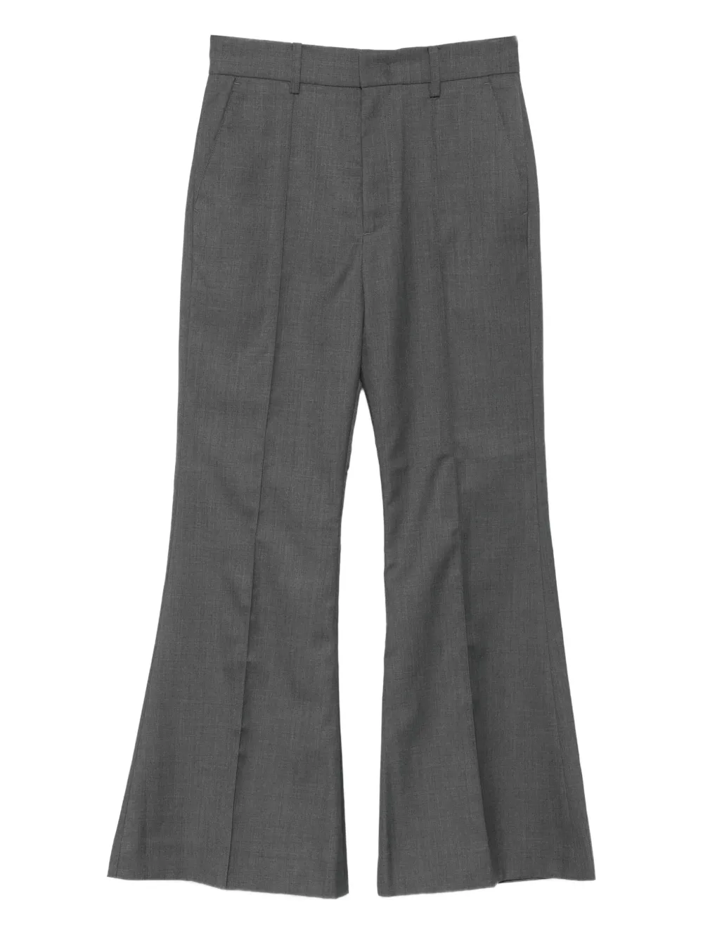 Rokh crease flared trousers | Grey | Image 1