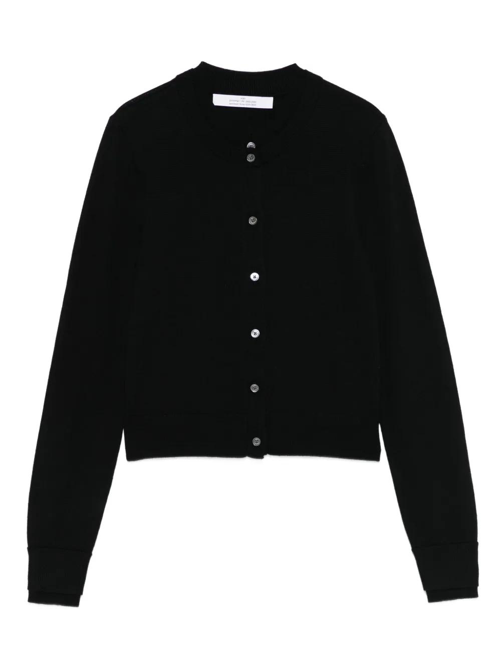 Rokh button-front cardigan | Black | Image 1