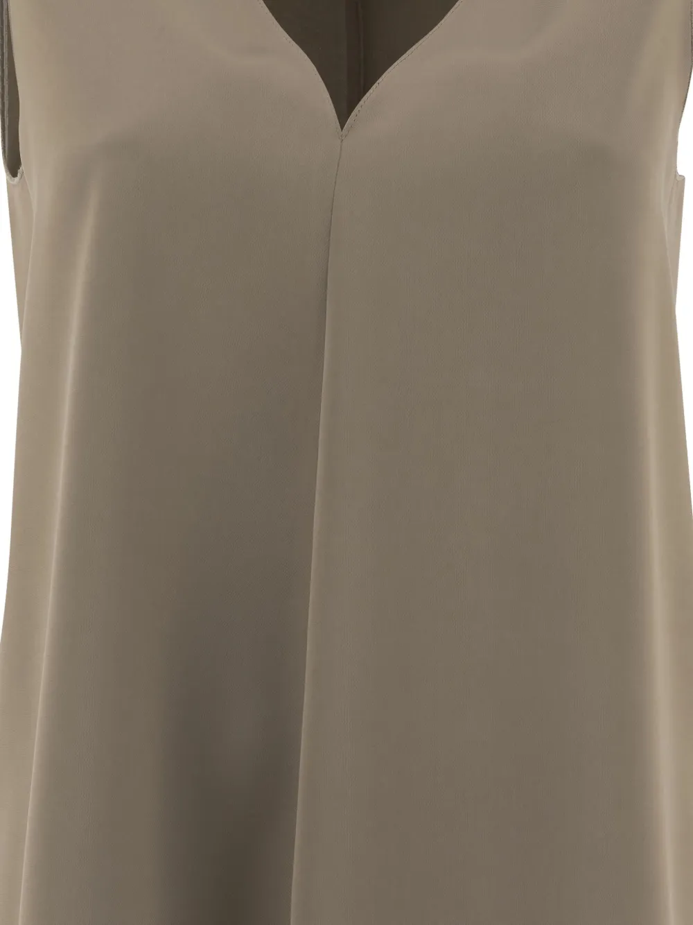  F.it V-neck Sleeveless Top - Brown 