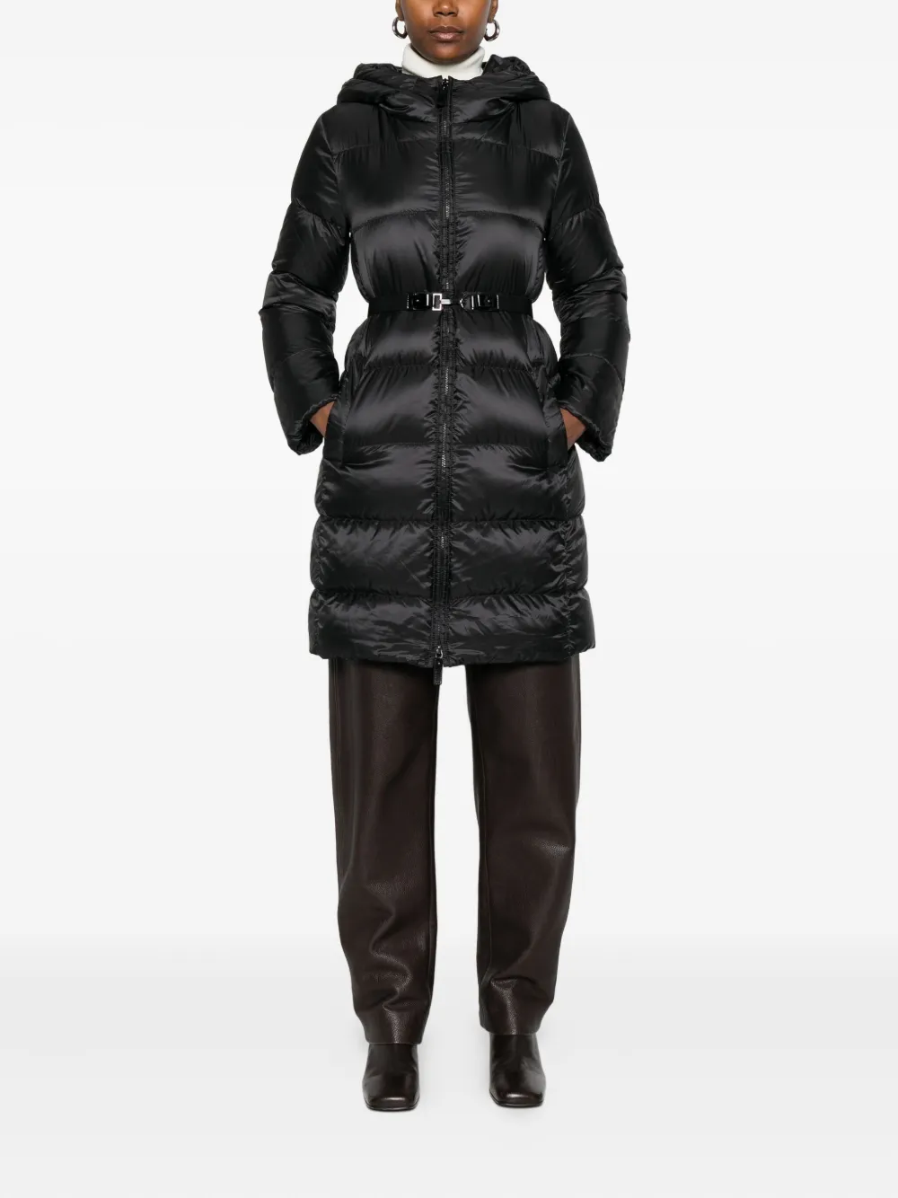 'S Max Mara hooded belted coat | Parkas | Image 2