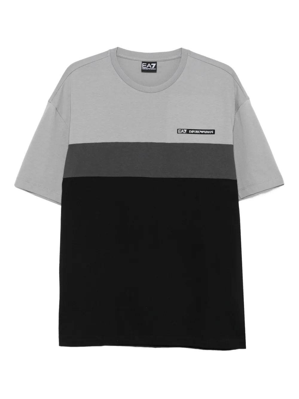 Ea7 Emporio Armani colour-block t-shirt | Grey | Image 1