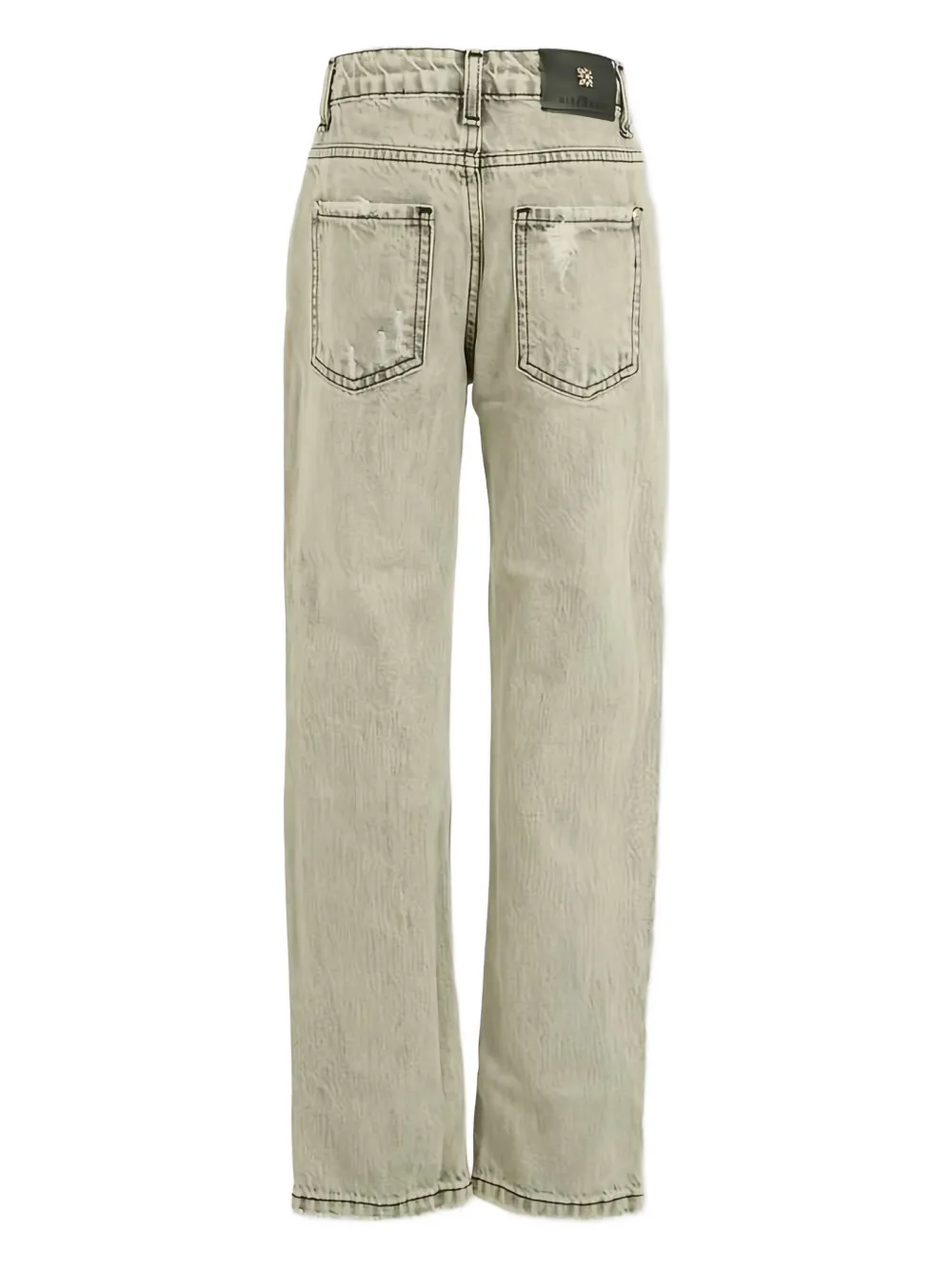 John Richmond Junior distressed logo-patch jeans | Girls Clothing | Image 2