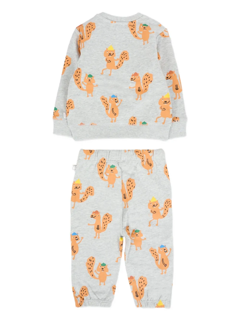 Stella Mccartney Squirrel-print Tracksuit (pack Of Two) In Blue