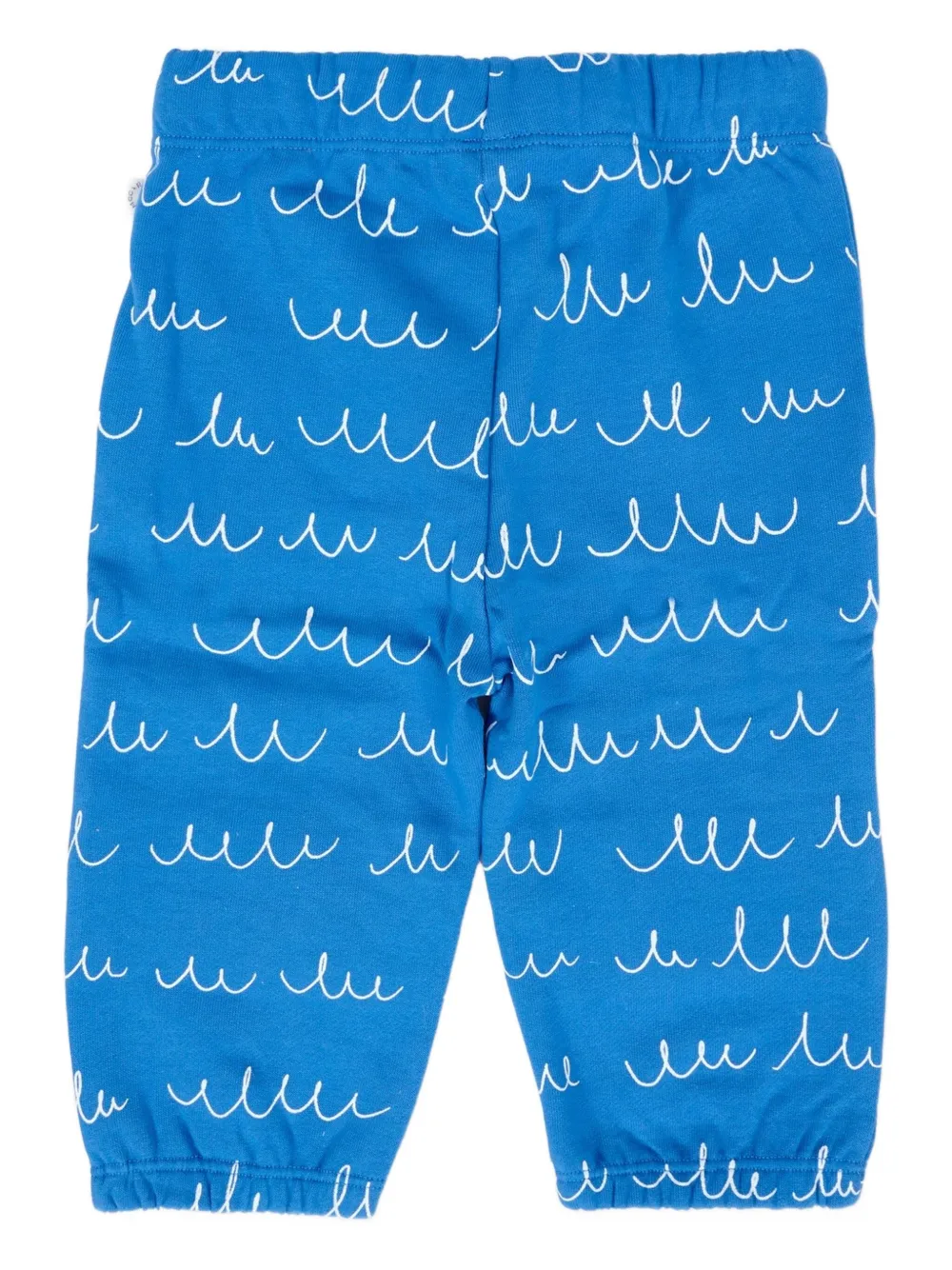 Stella McCartney Kids Katoenen broek met print Blauw