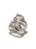 Panconesi multi-ring ear cuff - Silver