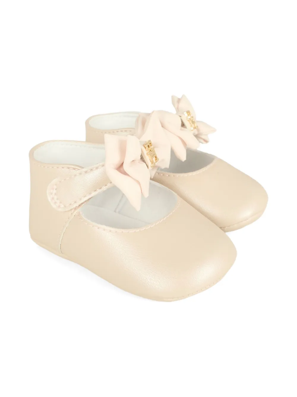 Tommy Hilfiger Junior Ballerina's verfraaid met strik Beige