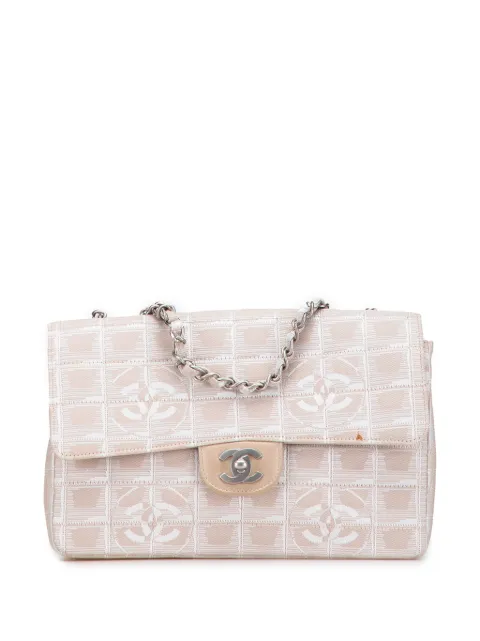 CHANEL Pre-Owned 2002-2003 Medium New Travel Line Nylon Single Flap shoulder bag