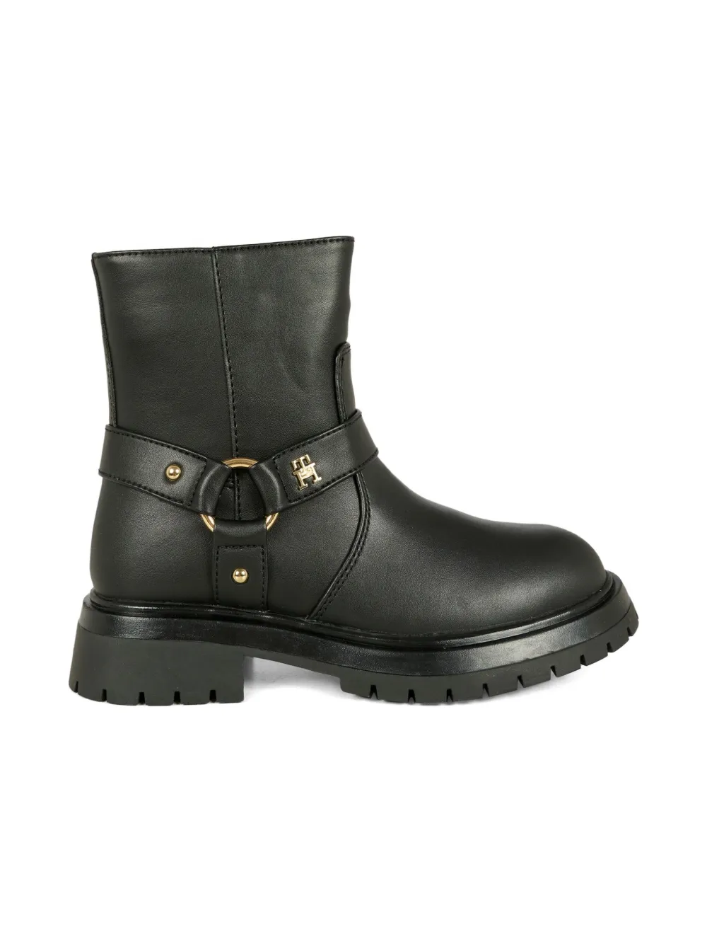 Tommy Hilfiger Junior buckle-detail ankle boots - Zwart