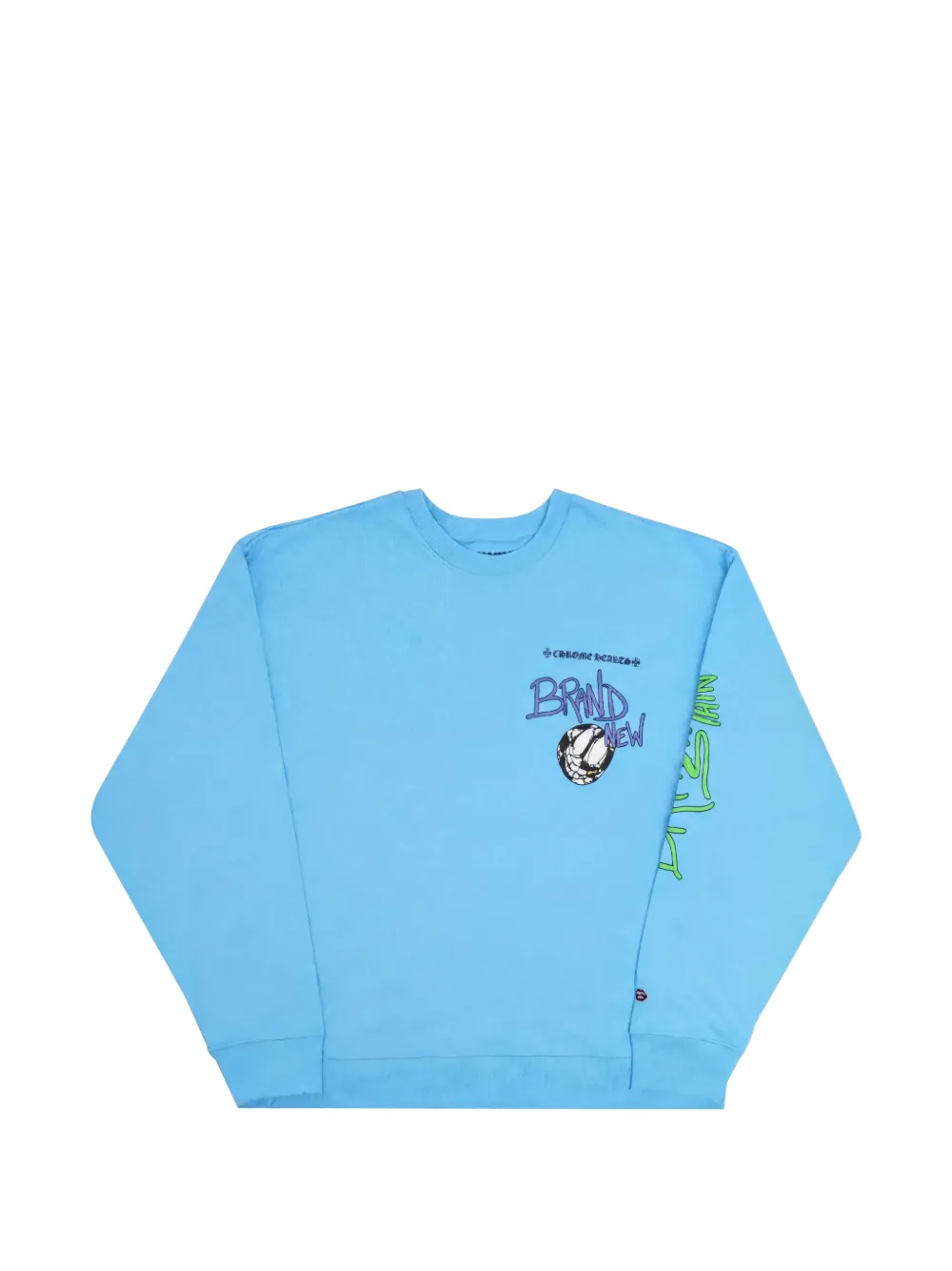 Chrome Hearts x Matty Boy graphic-print sweatshirt - Blu