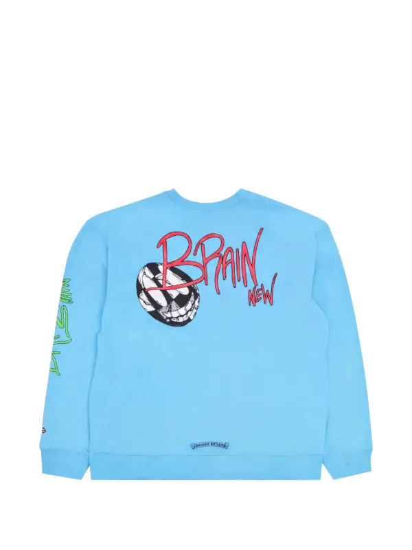 Chrome Hearts x Matty Boy Felpa Con Stampa Grafica | Blu | FARFETCH IT