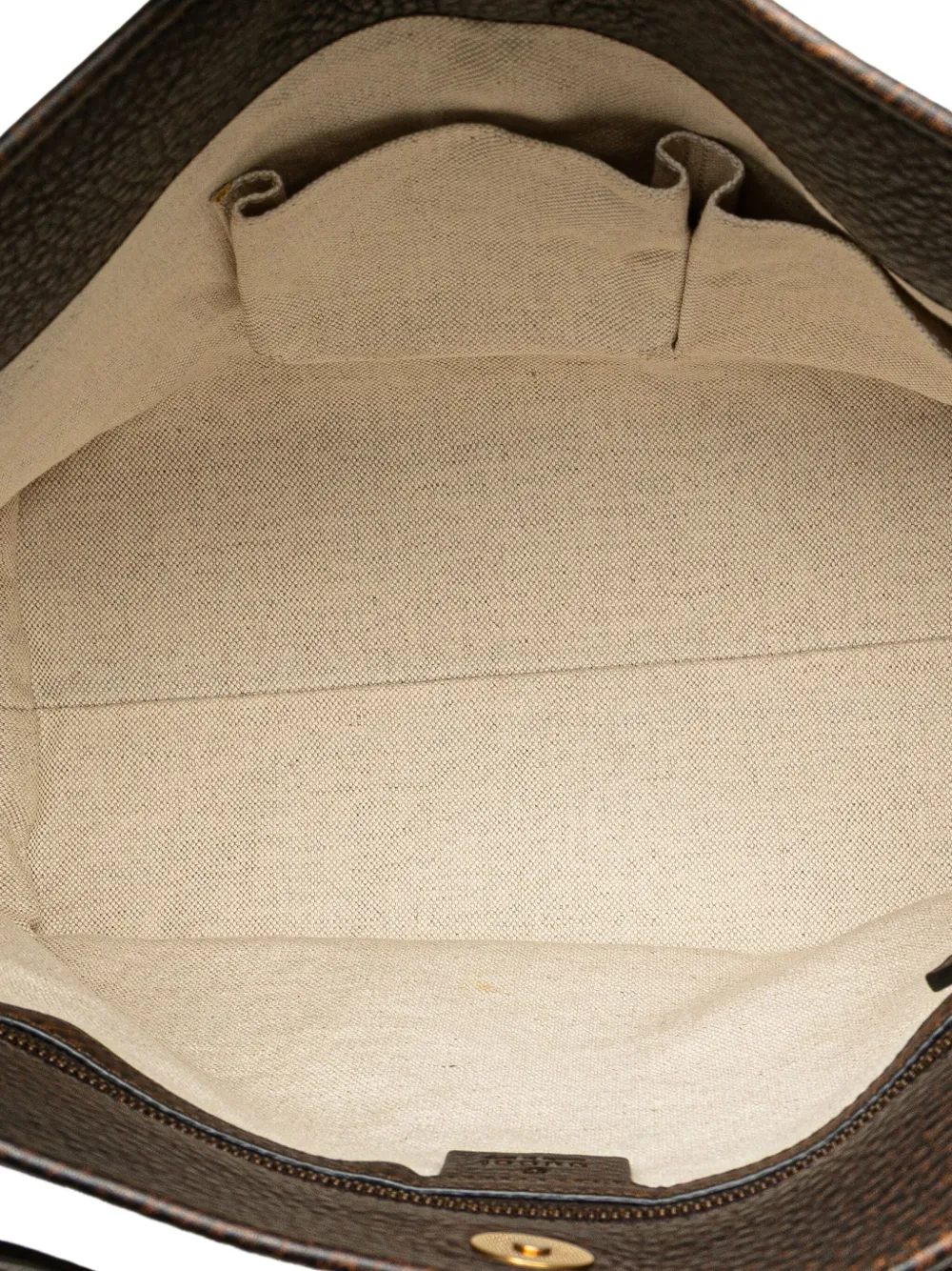 Pre-owned Gucci 2000-2015 Medium Gg Canvas Laidback Crafty Tote Bag In Brown