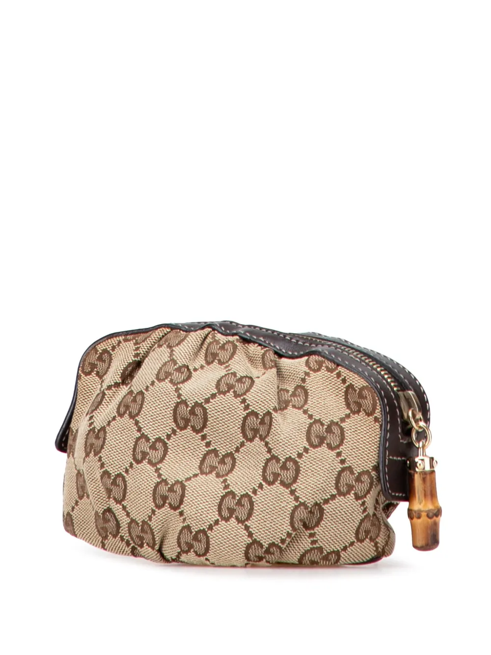Gucci Pre-Owned 2000-2015 GG Canvas Bamboo Cosmetic pouch | Image 2