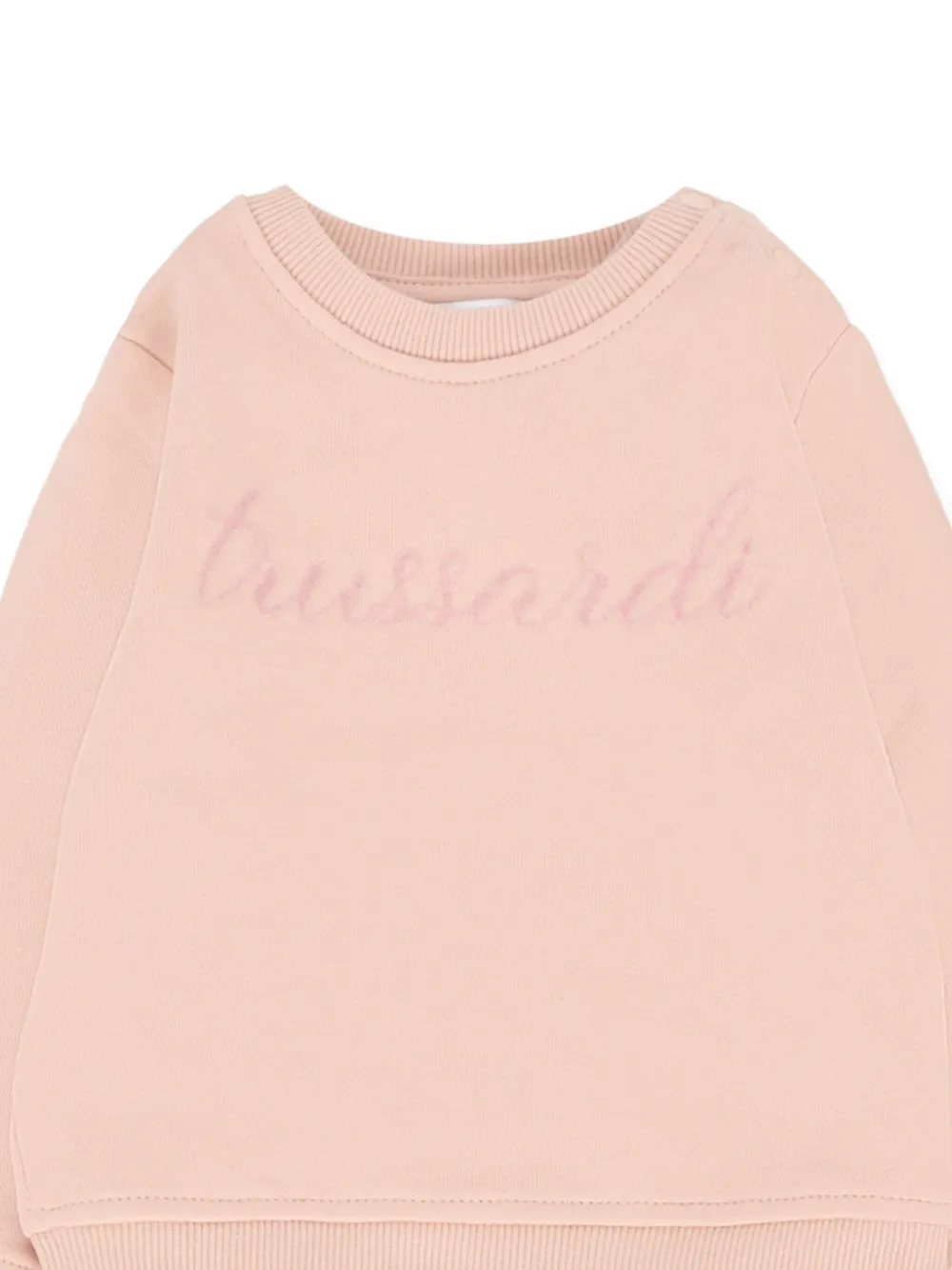 Trussardi Junior Logo-detail Tracksuit In Pink