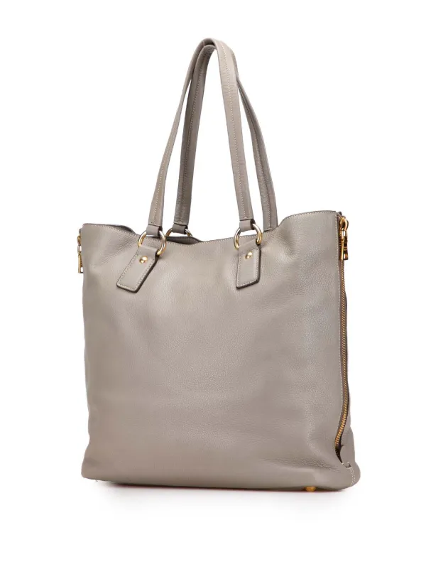 Prada Pre-Owned 2013-2025 ヴィッテロ ダイノ サイドジップ