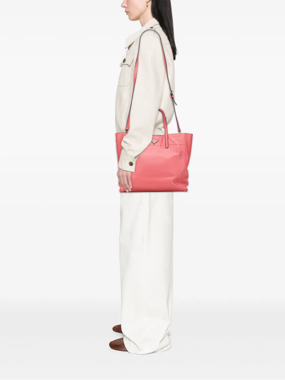 Prada Pre-Owned 2010-2025 Saffiano Soft Tote satchel | Pre-Owned | Image 2