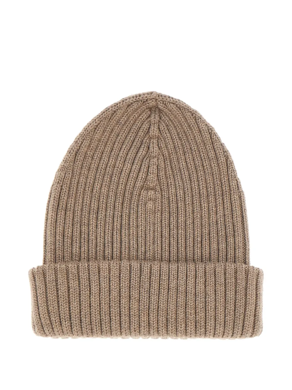 Gallo Ribbed Beanie Hat In Brown