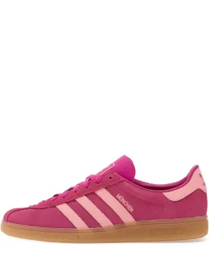 adidas gazelle silver green womens adidas Gazelle Sneaker in Pink Spark/Lucid Blue/Sulfur
