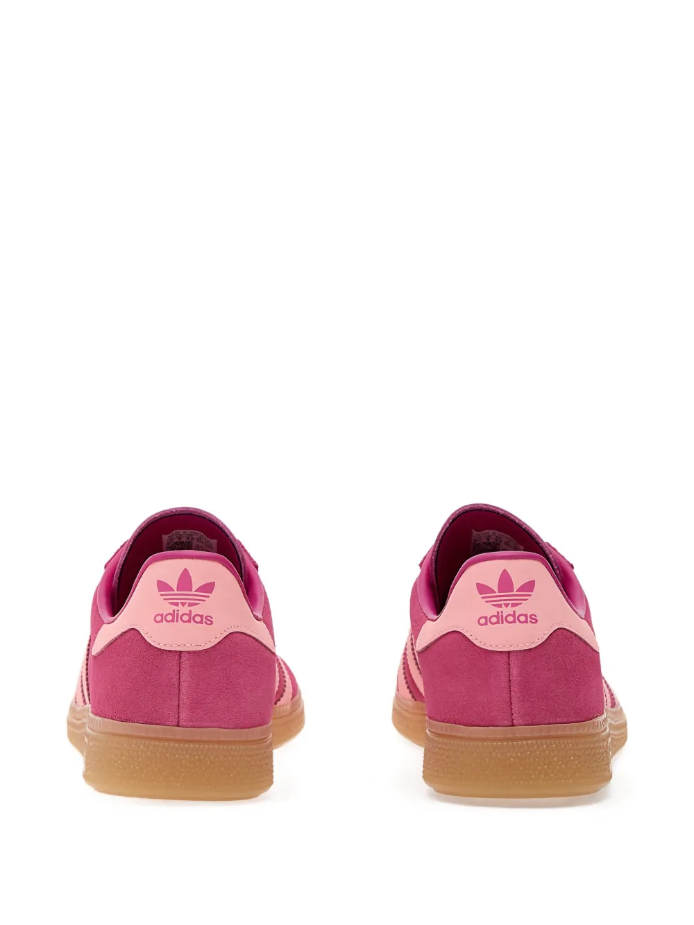 adidas Munchen three-stripe suede trainers Pink