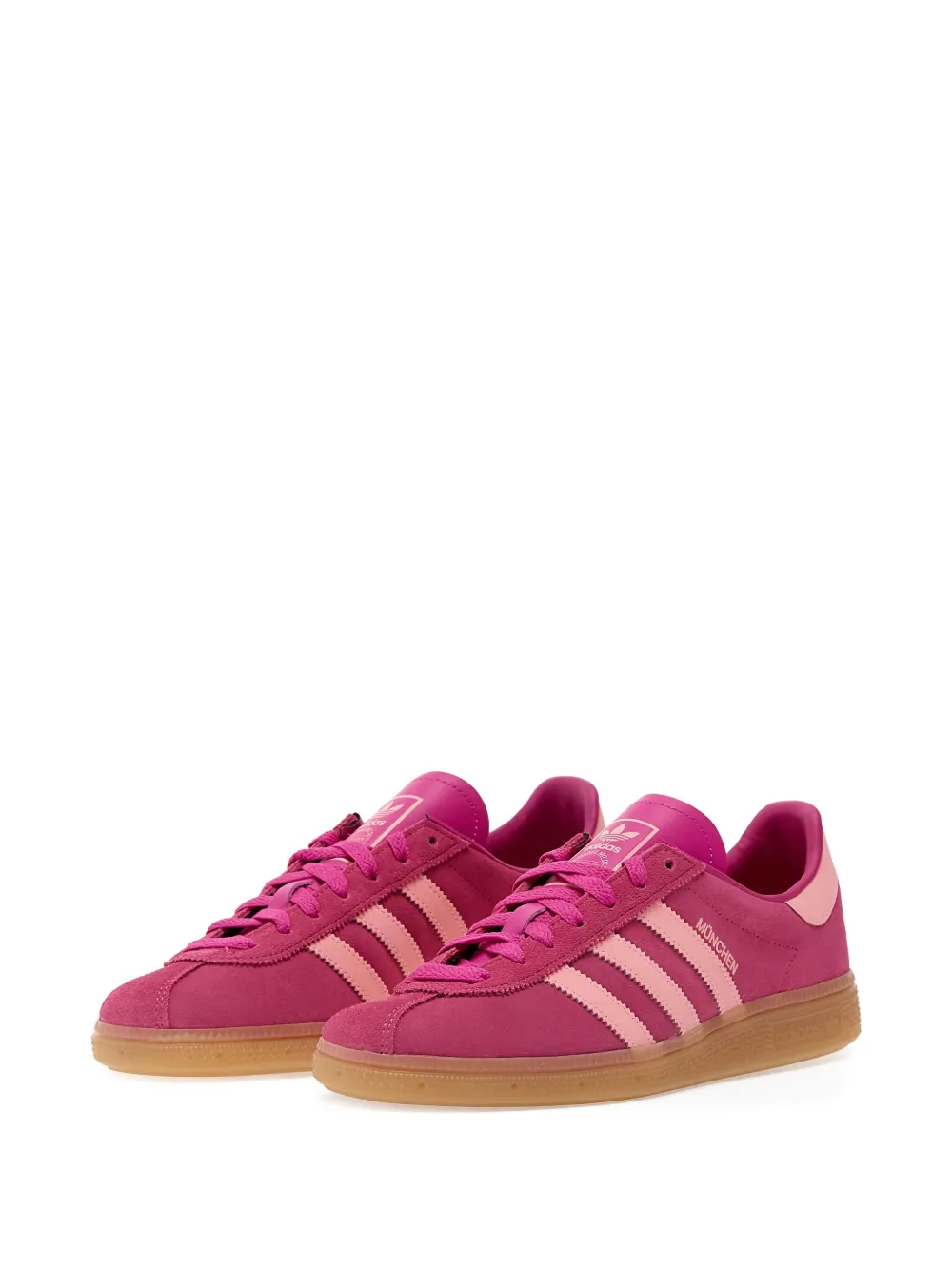 adidas Munchen three-stripe suede trainers | Low-Tops | Image 2