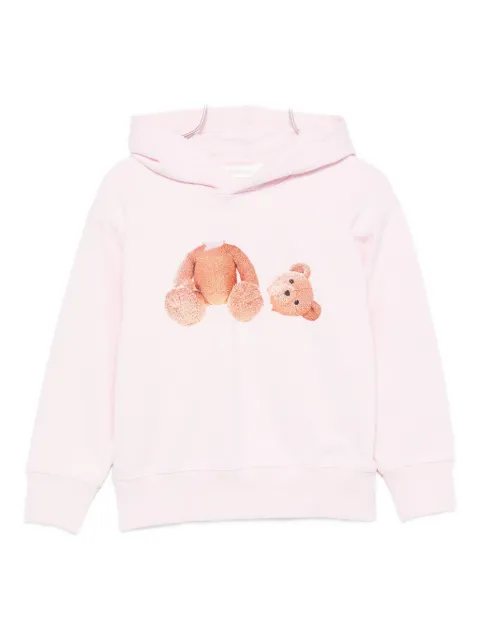 Palm Angels Kids teddy-print hoodie