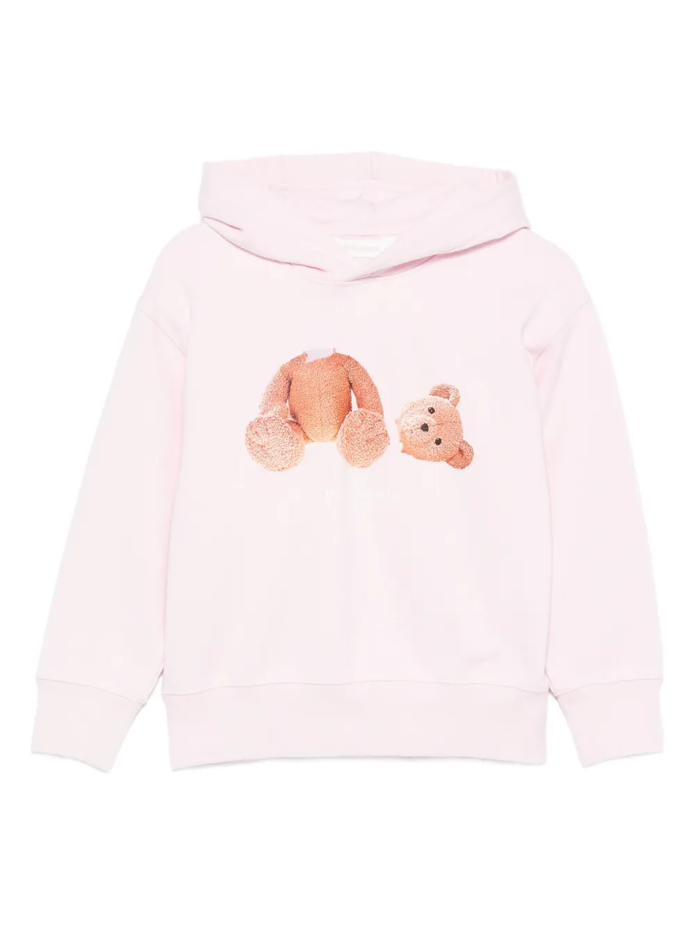 Palm Angels Kids teddy-print hoodie - Rosa
