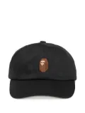 A BATHING APE® embroidered-logo baseball cap - Black