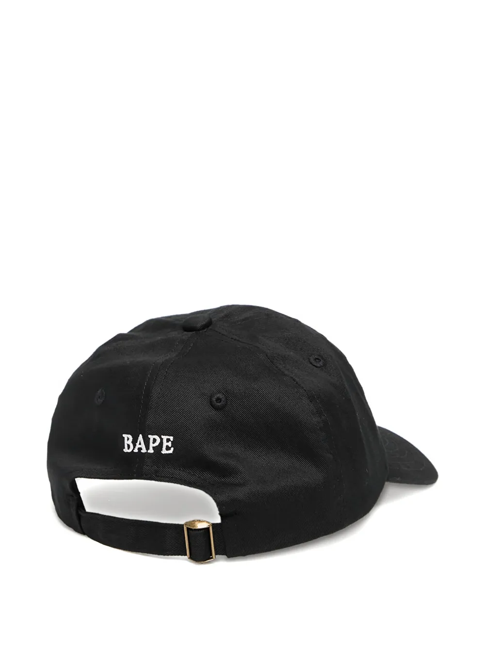 A BATHING APE embroidered-logo baseball cap Zwart