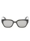 A BATHING APE® star-embellished geometric-frame sunglasses - Grey