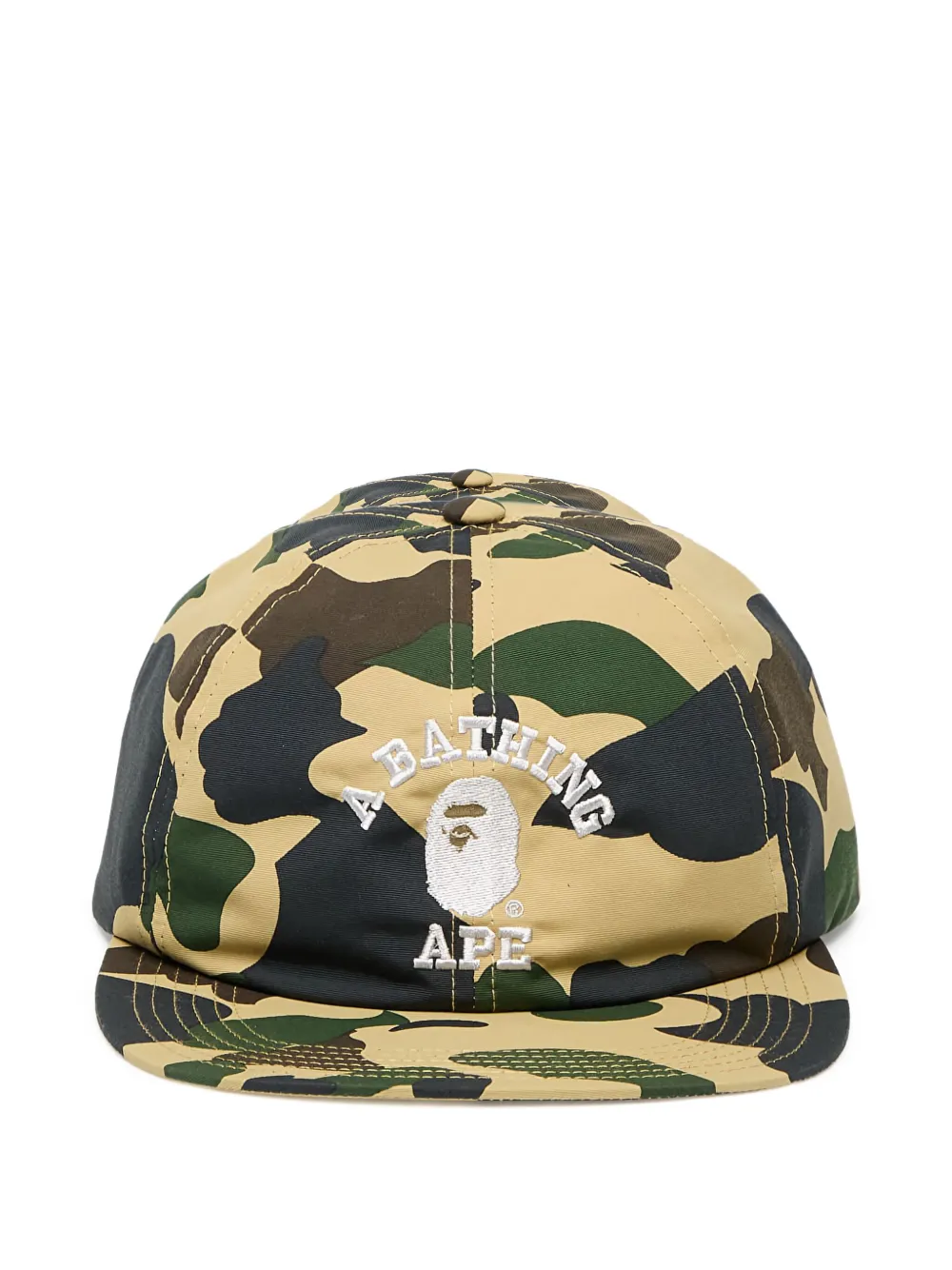 A BATHING APE® Pet met camouflageprint | Geel | Image 1