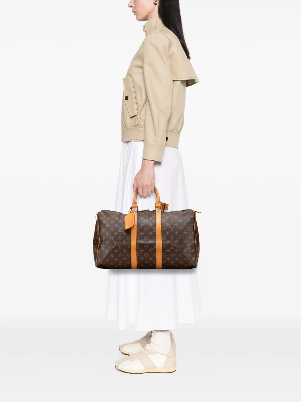 Louis Vuitton Pre-Owned 1990 Monogram Keepall 45 travel bag | Pre-Owned | Image 2