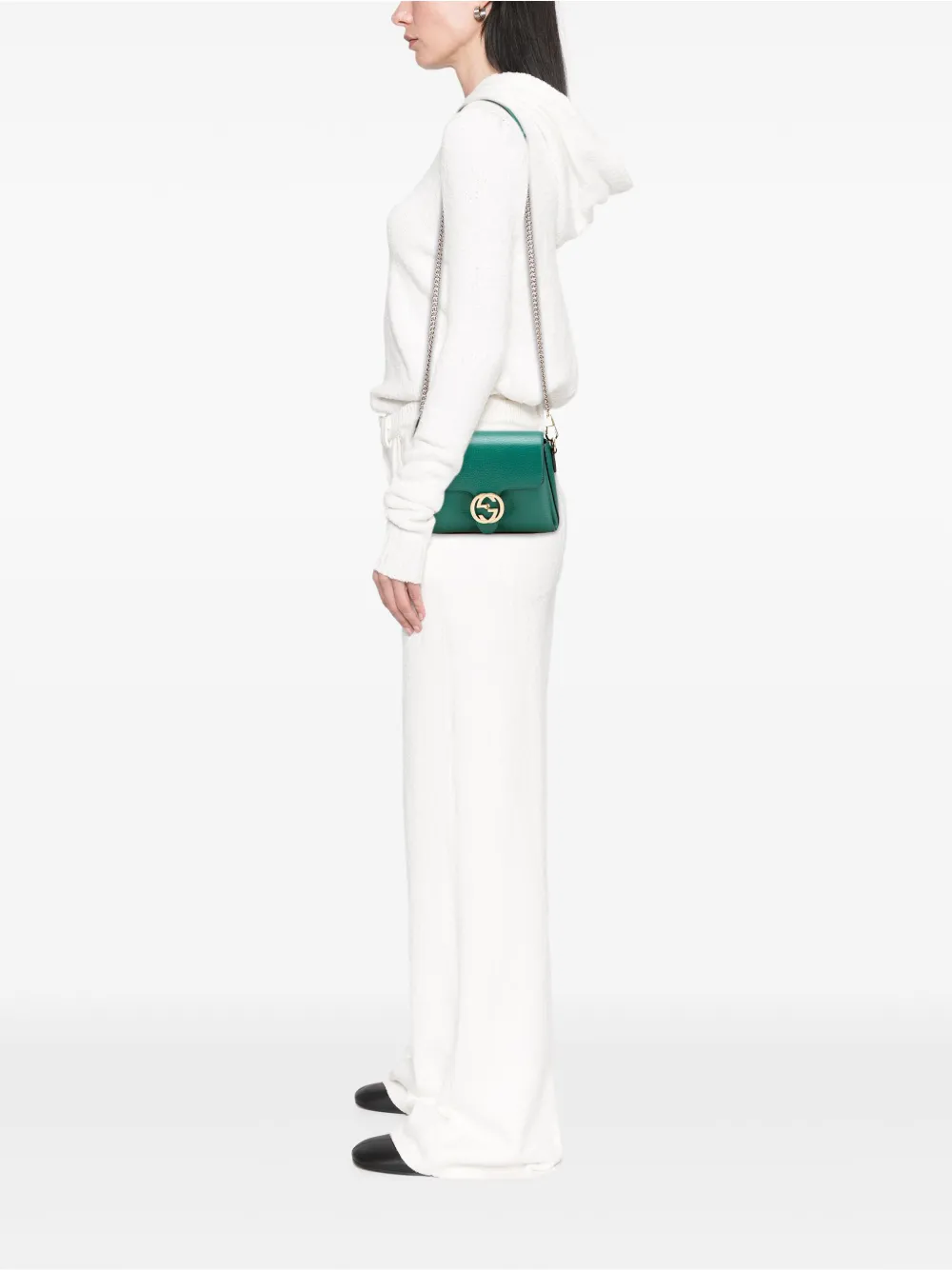 Gucci Pre-Owned 2000-2015 Small Dollar Calfskin Interlocking G crossbody bag | Pre-Owned | Image 2