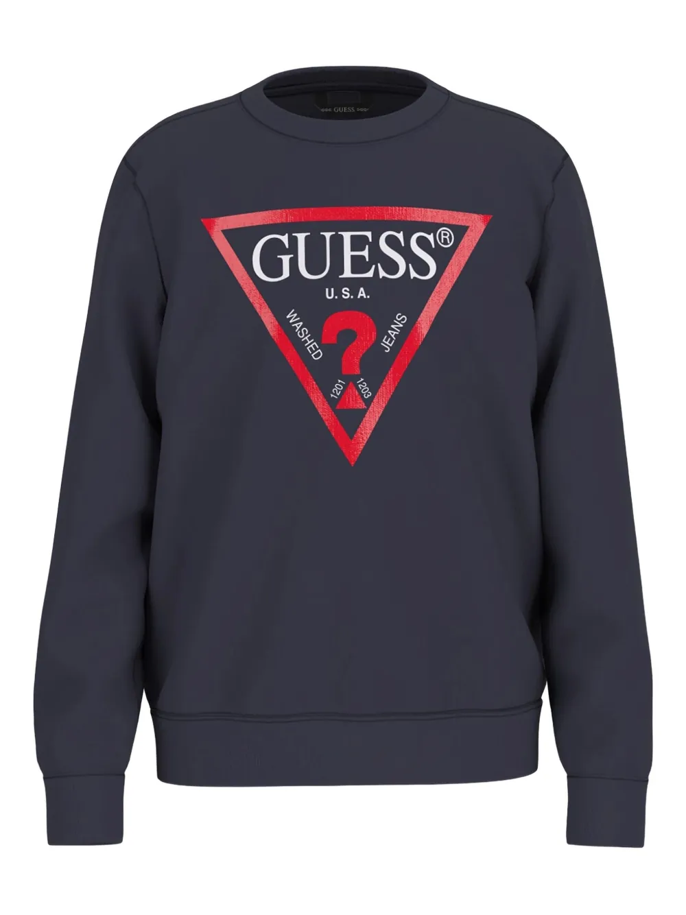 guess kids logo-print sweatshirt - ブルー guess kids logo-print sweatshirt - ブルー
