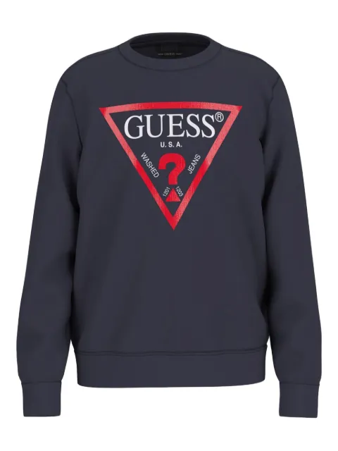 guess kids logo-print sweatshirt