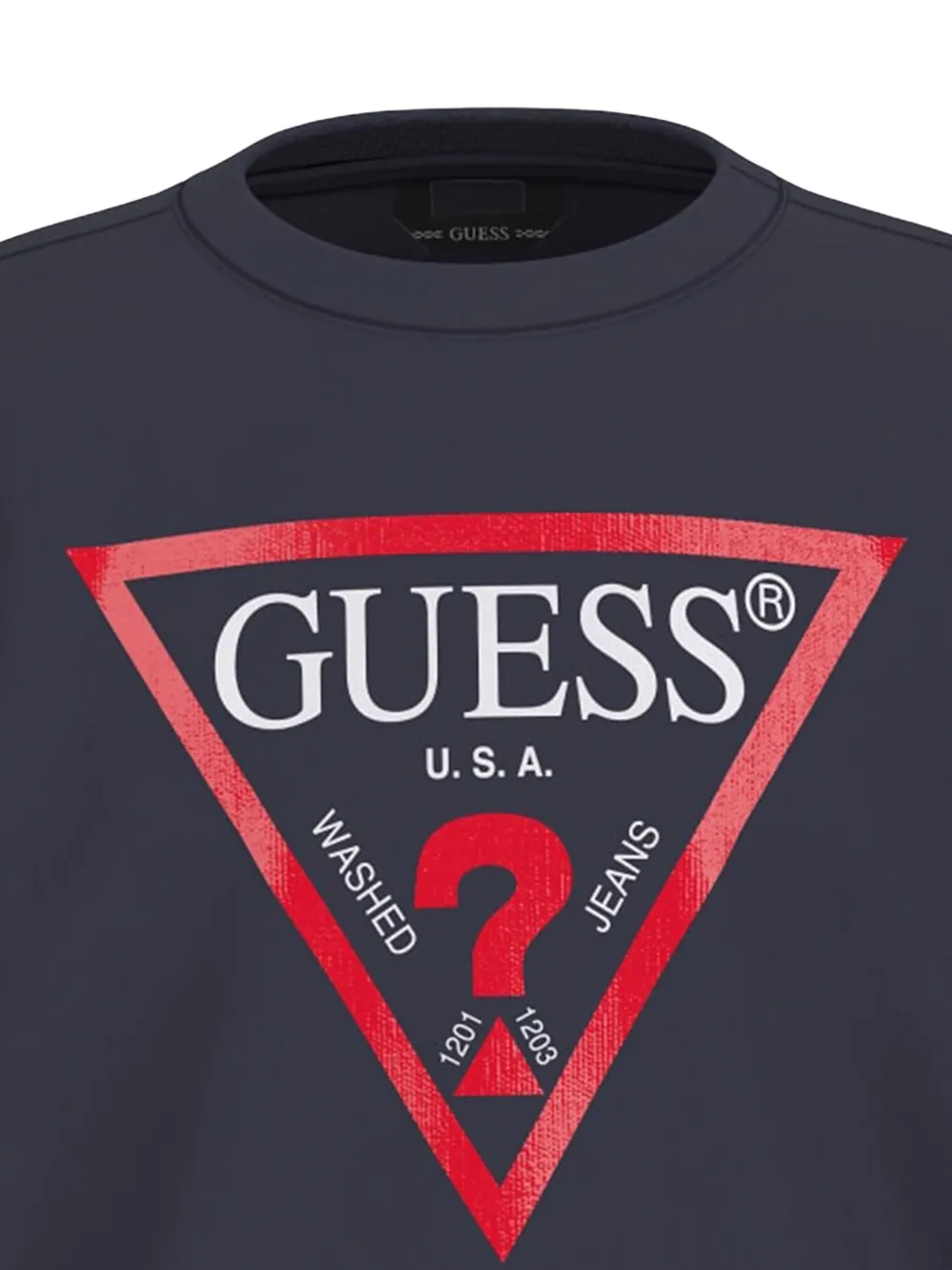 guess kids Sweater met logoprint Blauw